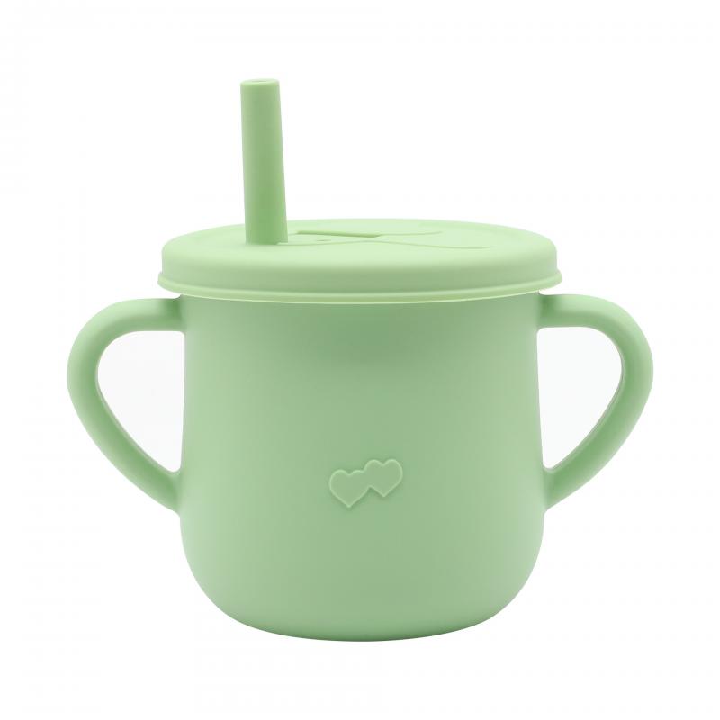 Silicone Straw Drinking Cup