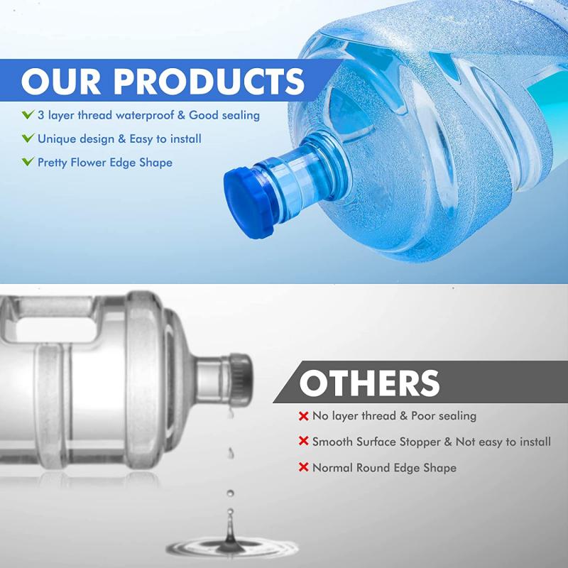 Silikon-Krugstecker passt auf 55-mm-Wasserflaschen im Großhandel
