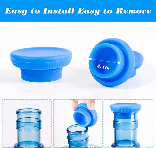 Wiederverwendbare Wasserflaschenkappen für 55 mm No-Splash No Leck und Spill Ersatzkappe
