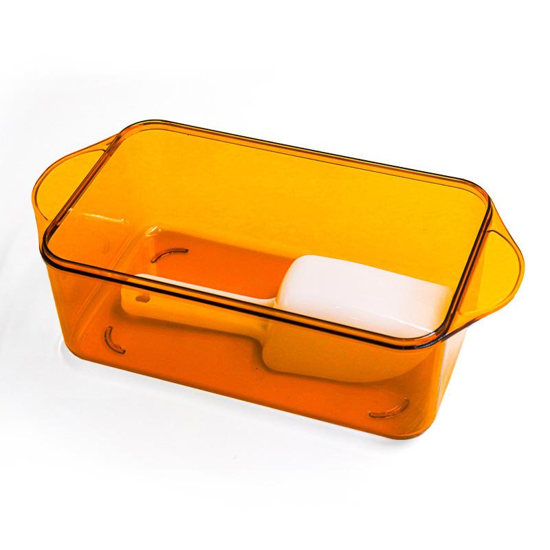 silicone ice cube tray box and lid and bin