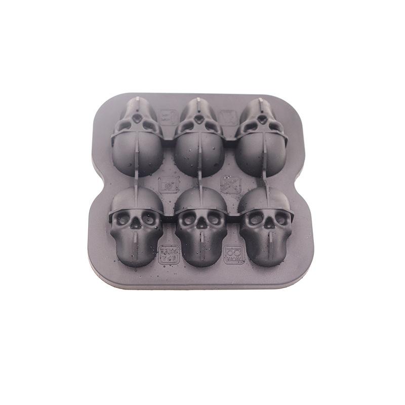 skull ice cube mold silicone
